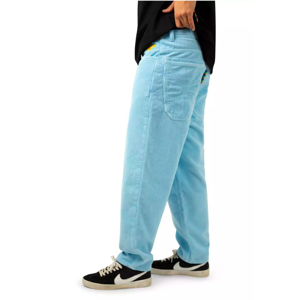 X-Tra Baggy Cord Pants Pool Blue