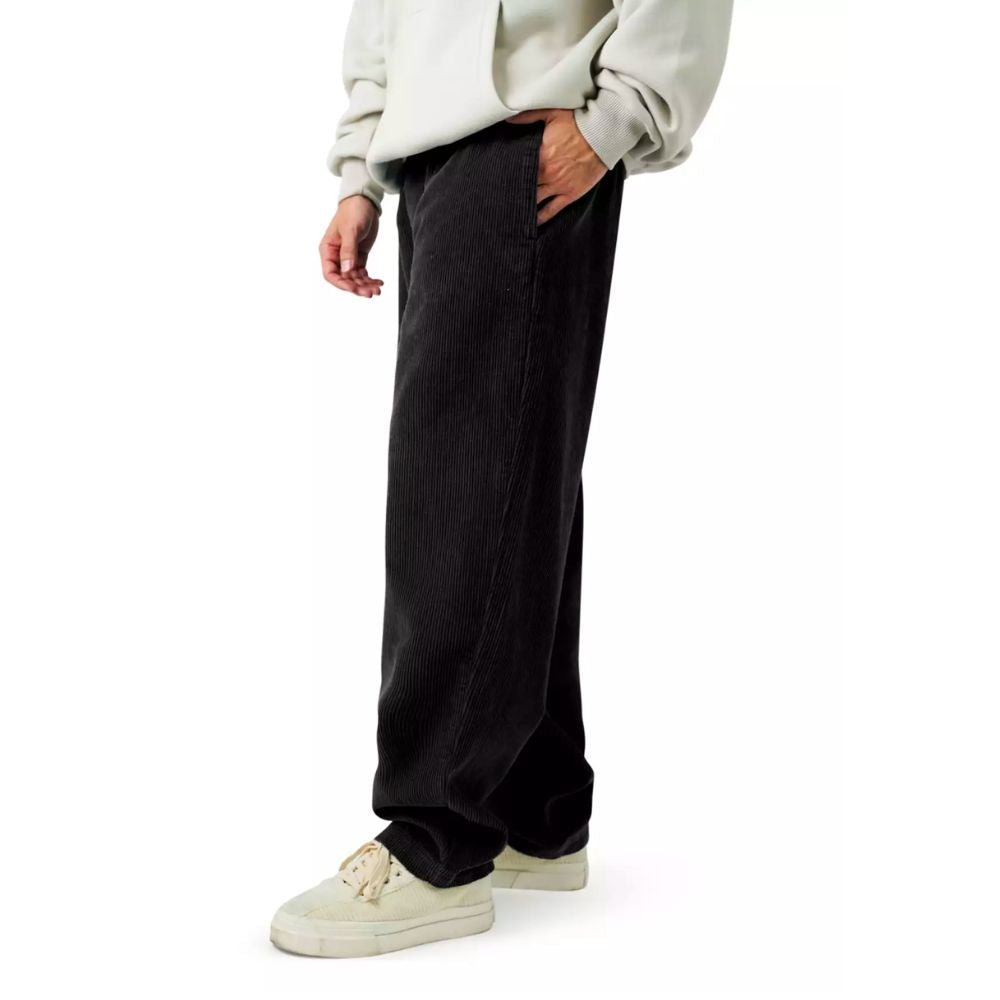 X-tra Beach Baggy Cord Pants Black