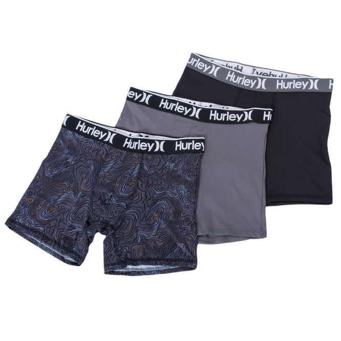 Boxer shorts 3-pack Regrind Le Grey Heather