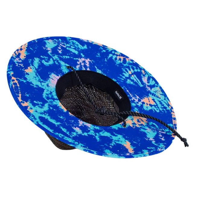 Chapeau de paille Java bleu