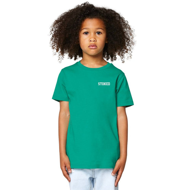Kids Mini Script T-Shirt Go Green