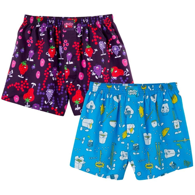 Berry Lunch 2pack Boxershorts Navy/Blue