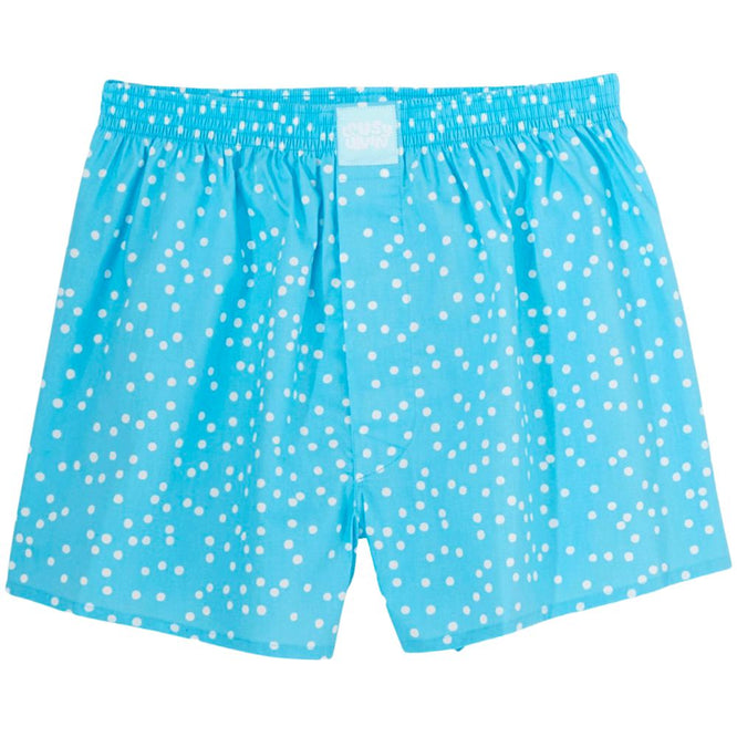 Dots Boxer Shorts Aquamarine