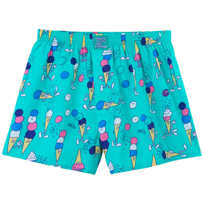 Icecream Boxer Shorts Jade