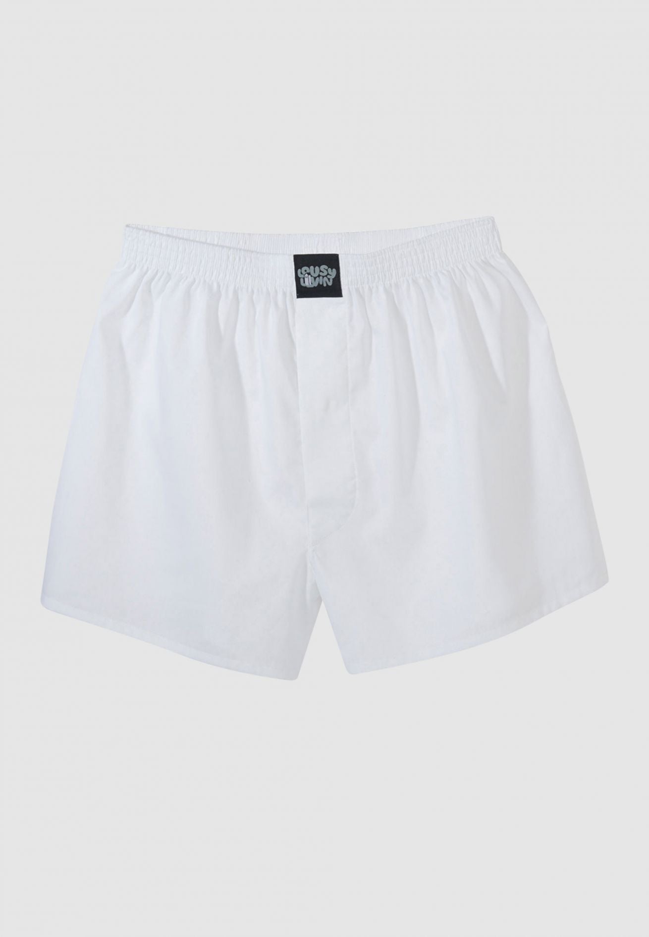 Lousy Plain 2pack Boxershorts Black/ White