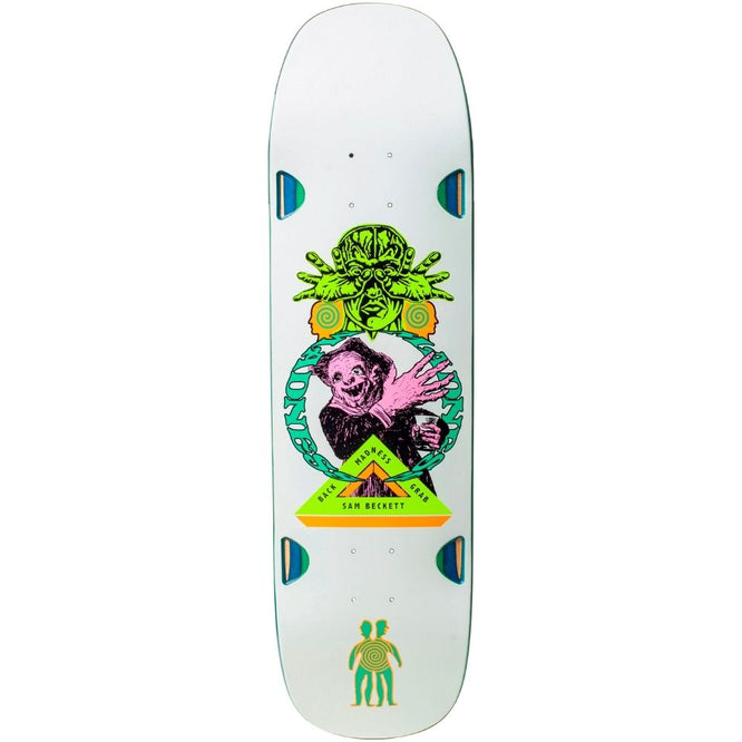 Sam Back Grab Impact Light White 8.75" (en anglais) Skateboard Deck