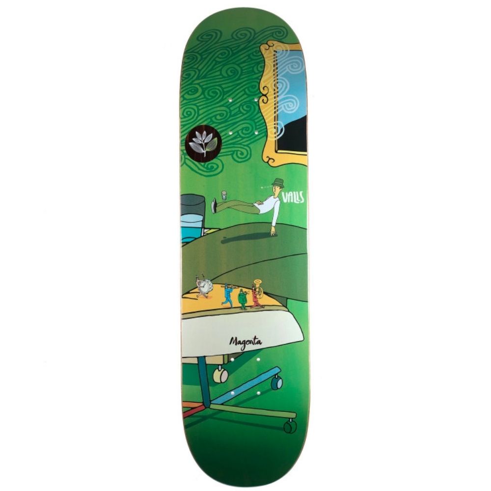 Leo Valls Lucid Dream Green 8.25" Skateboard Deck
