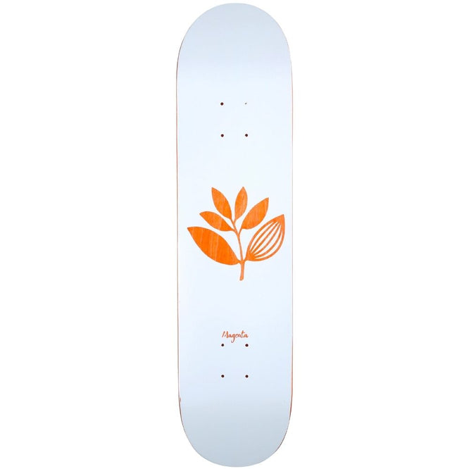 Équipe de plantes en bois Blanc/Orange 8,125" (en anglais) Skateboard Deck