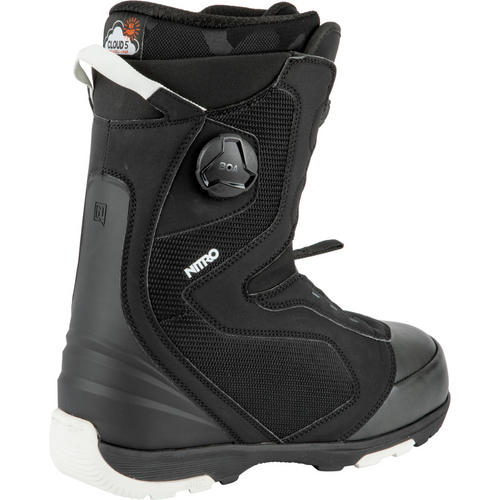 Club BOA Dual Black/White 2023 Snowboard Boots