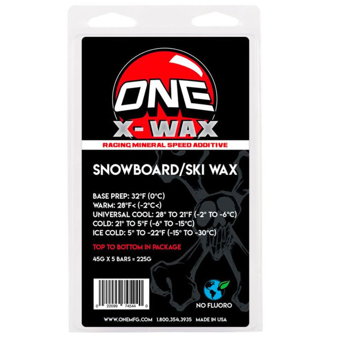 X-Wax 5-Pack de cire pour snowboard