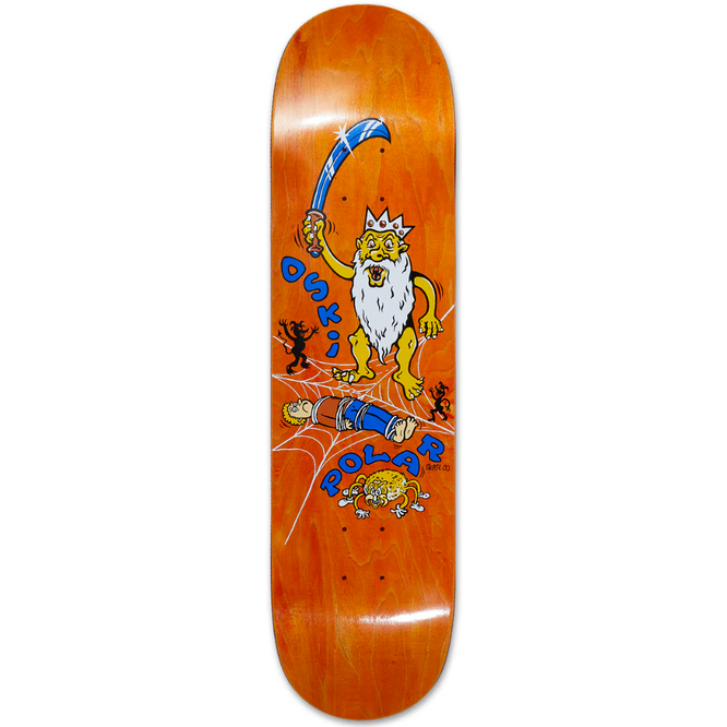 Oskar Rozenberg Spider King Orange 8.0" Skateboard Deck