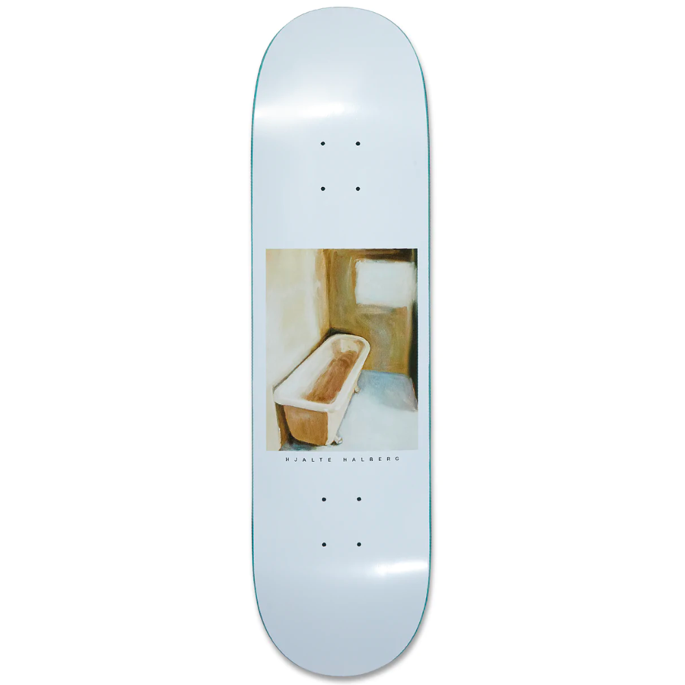 Hjalte Halberg Bathtub White 8.375" Skateboard Deck