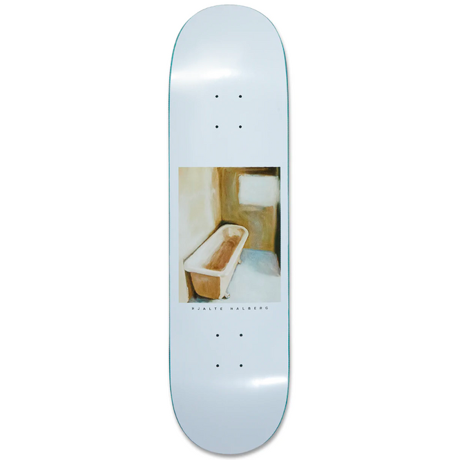 Hjalte Halberg Bathtub White 8.25" Skateboard Deck