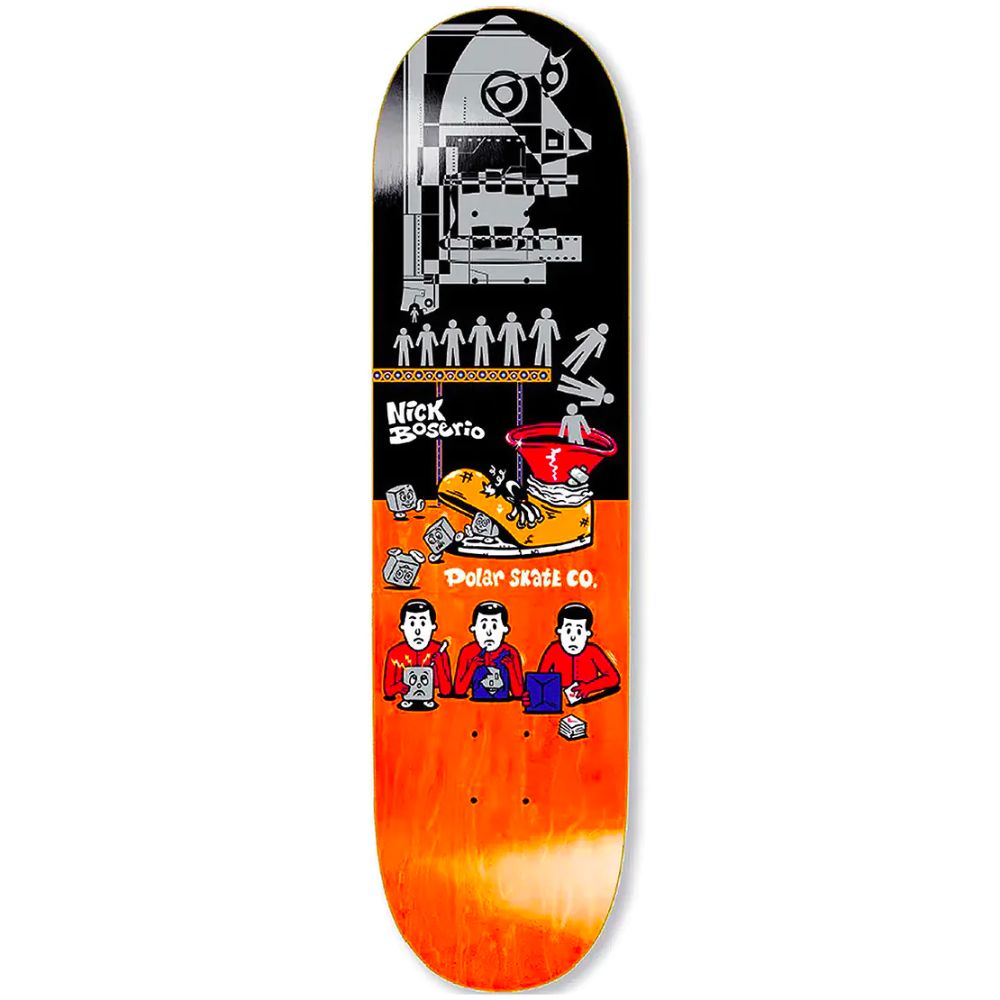 Nick Boserio The Machine Orange 8.5" Skateboard Deck