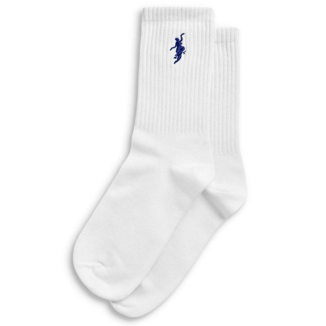 No Comply Socks White/Blue