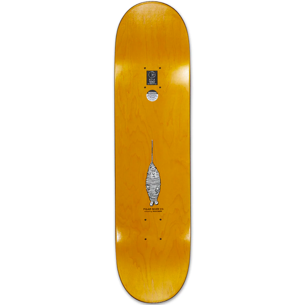Oskar Rozenberg Spider King Yellow WW 8.25" Skateboard Deck