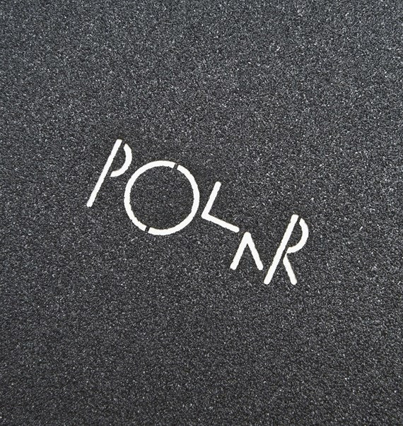 Laser Cut Polar script logo griptape