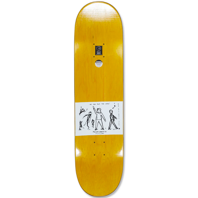 Modèle d'équipe La proposition 8.75" jaune Skateboard Deck