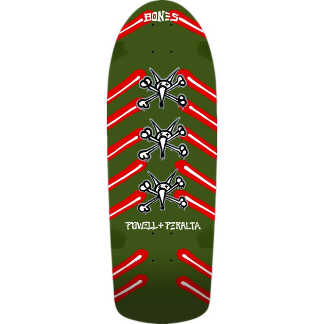 OG Rat Bones 10" Olive skateboard deck