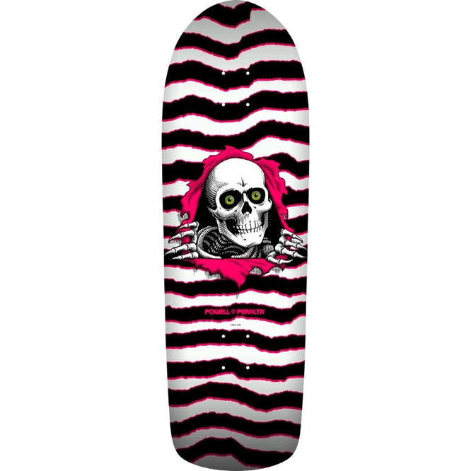 Planche à roulettes Old School Ripper White/Pink 10.0".