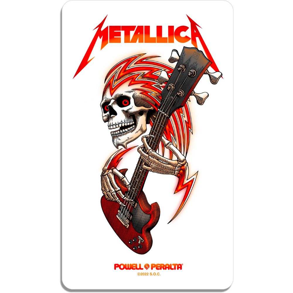 Metallica Sticker White