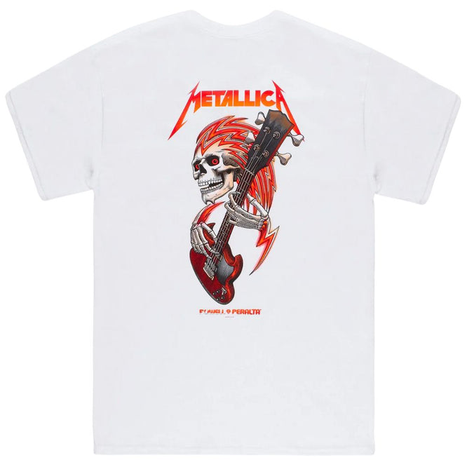 T-shirt Metallica blanc