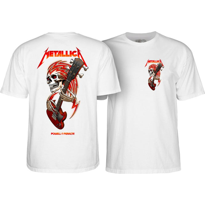 T-shirt Metallica blanc