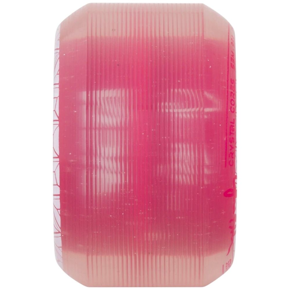 Shanahan Crystal Cores 95a 53mm Red/Clear Skateboard Wheels