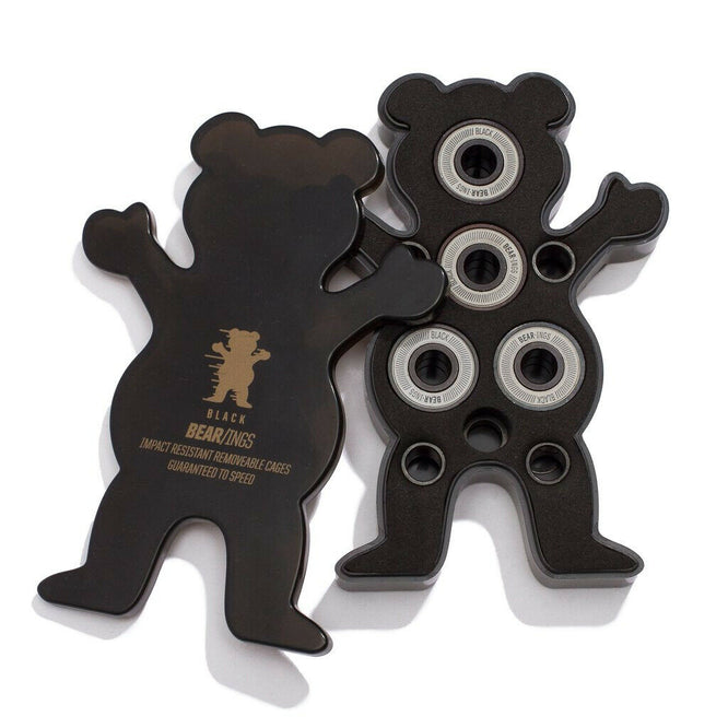 Roulements de skateboard ABEC 9 noirs Bear-Ings