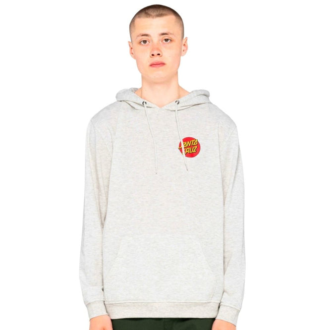 Classic Dot Chest Hoodie Athletic Heather