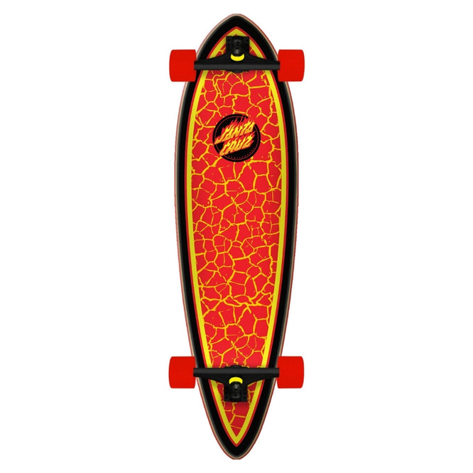 Flame Dot Pintail Cruzer 33" Longboard complet
