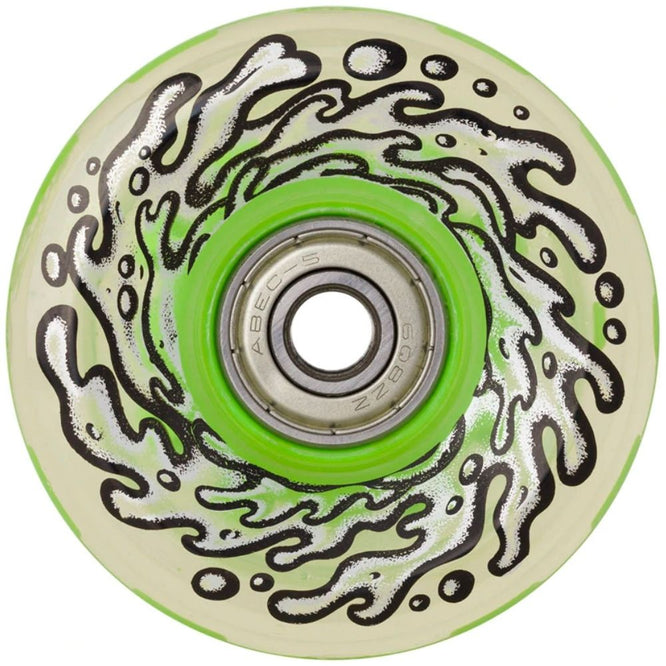 OG Slime Balls Light Ups 60mm 78a Green Led Skateboard Wheels