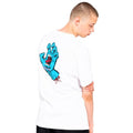 Screaming Hand Chest T-shirt Storm Grey