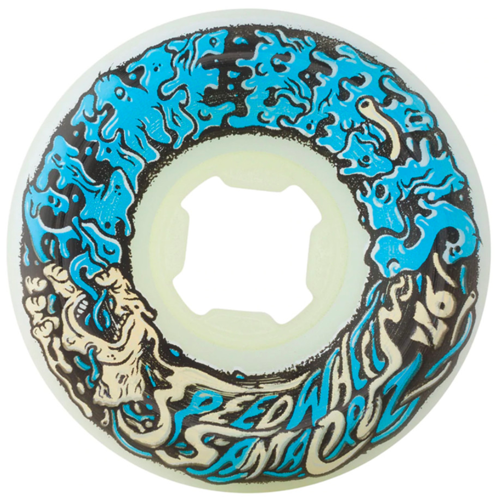Slime Balls Vomit Mini II White/Blue 97a 53mm Skateboard Wheels