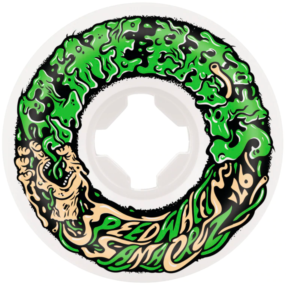 Slime Balls Vomit Mini II White/Green 97a 54mm Skateboard Wheels