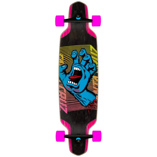 Split Hand Drop Down Black 37.52" Longboard complet