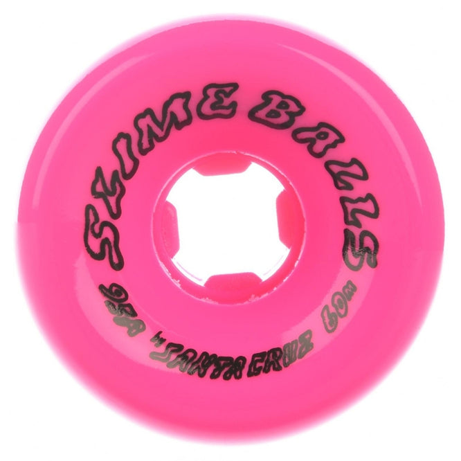 Roues de Skateboard Slime Balls Scudwads Vomits Neon Pink 95a 60mm