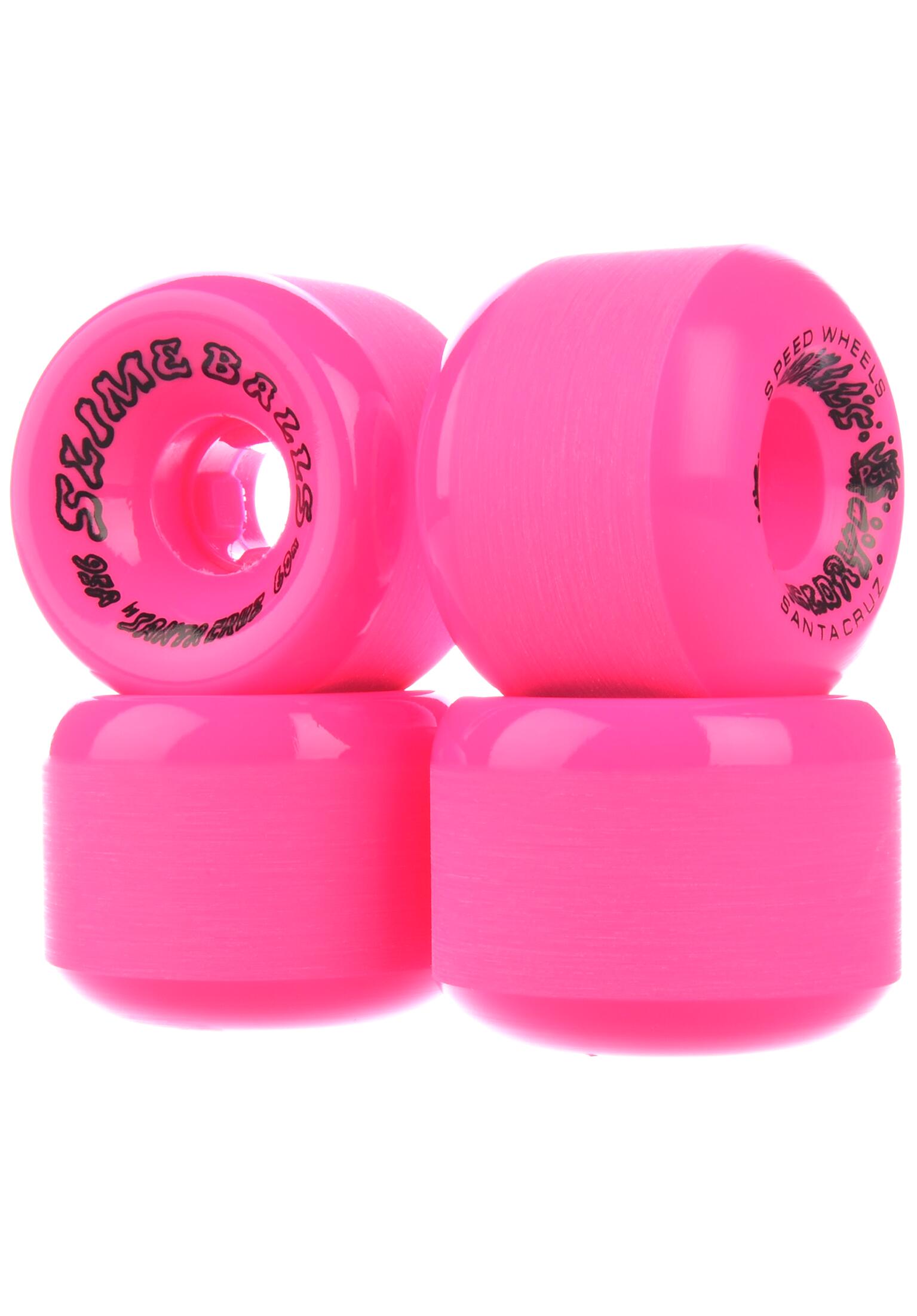 Slime Balls Scudwads Vomits Neon Pink 95a 60mm Skateboard Wheels