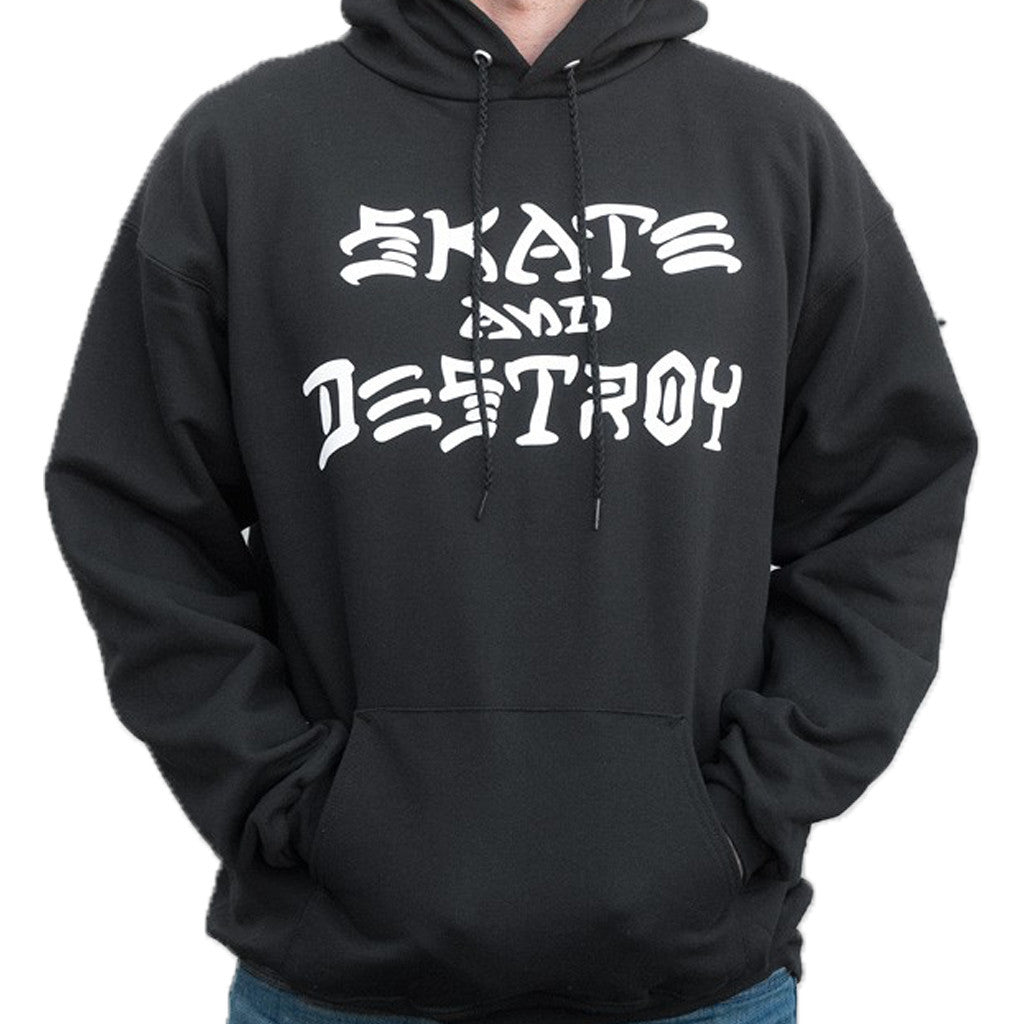 Skate and Destroy Hoodie Black