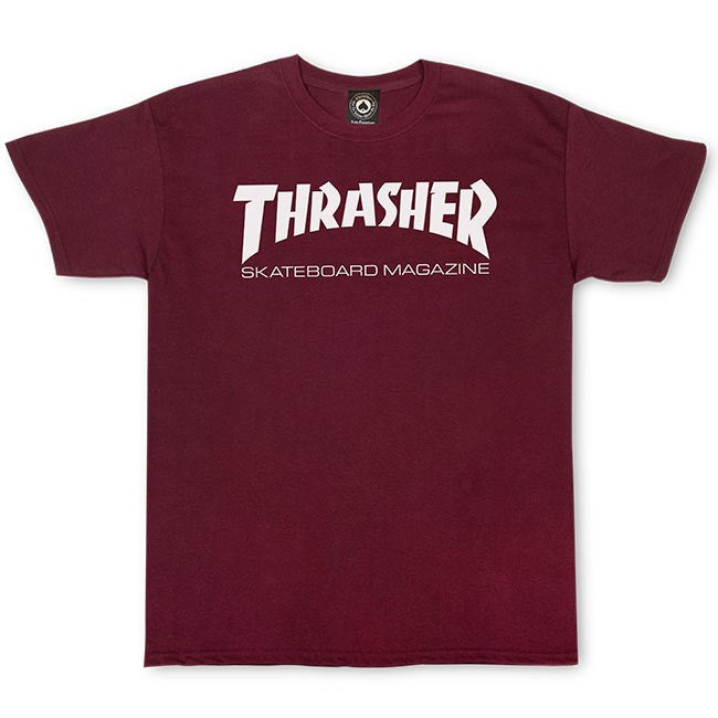 Skate Mag T-shirt Maroon