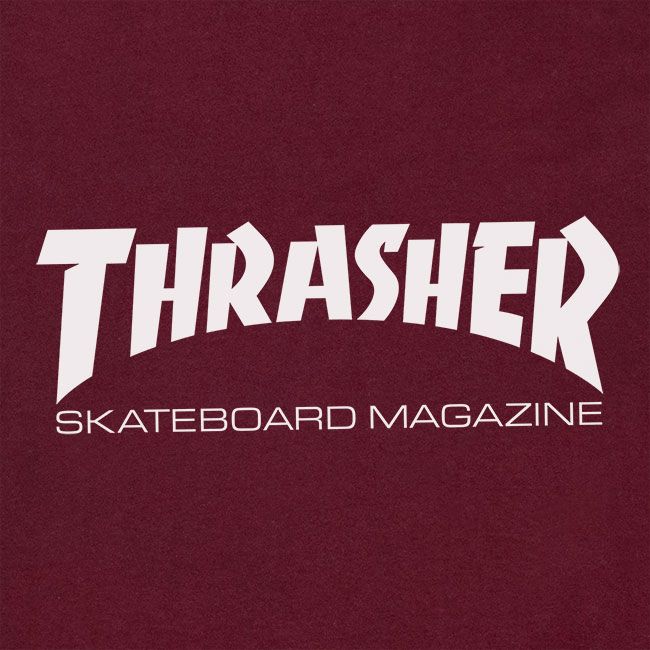 Maroon hot sale thrasher sweatshirt