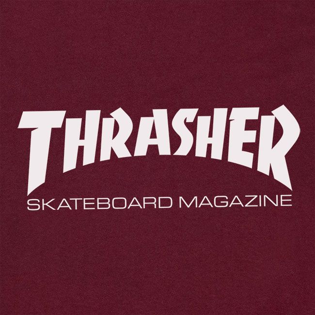 Skate Mag T-shirt Maroon