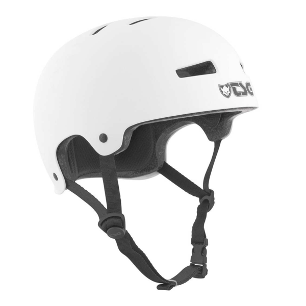 Evolution Solid Colors Satin White Helmet