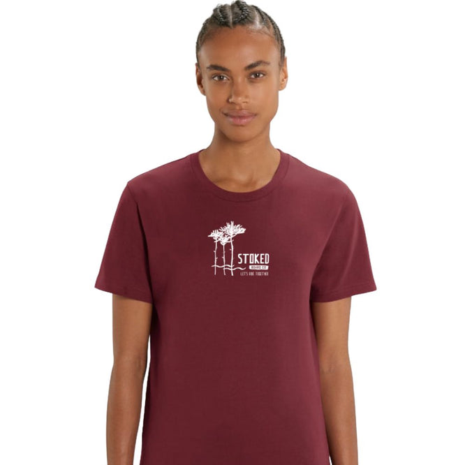 Ride Together T-shirt Burgundy