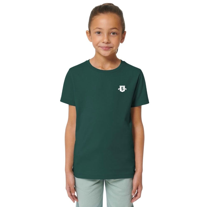 Mini T-Shirt Bouclier Enfants Vert Glacé