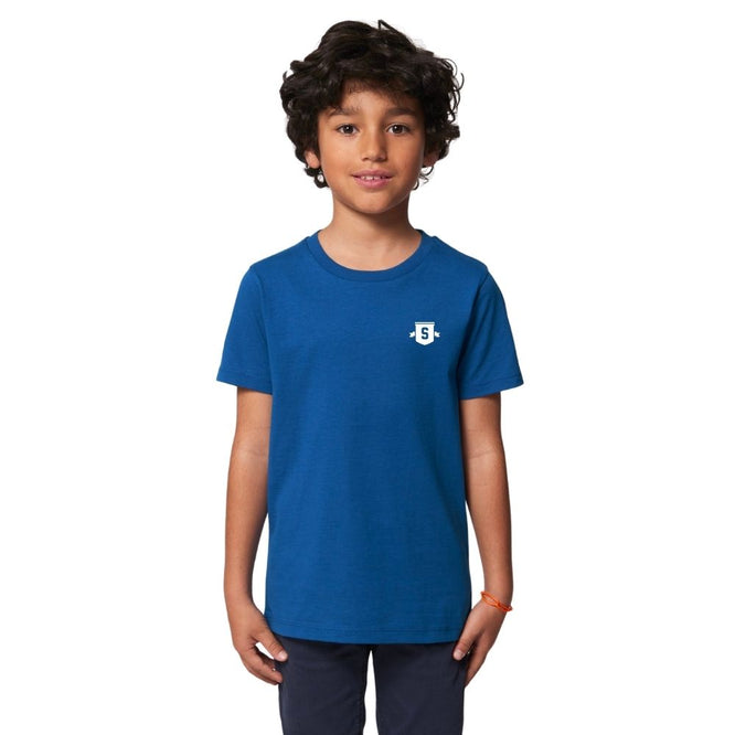 Kids Mini Shield T-Shirt Majorelle Blue