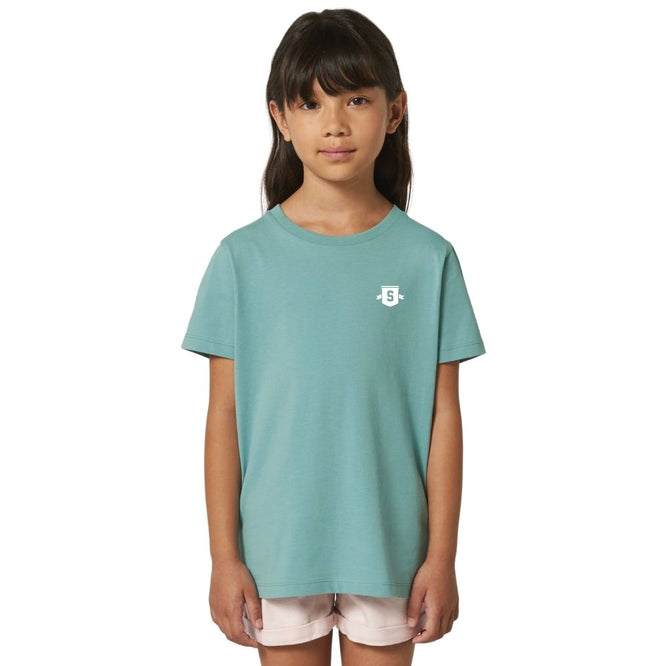 Kids Mini Shield T-Shirt Teal Montsera