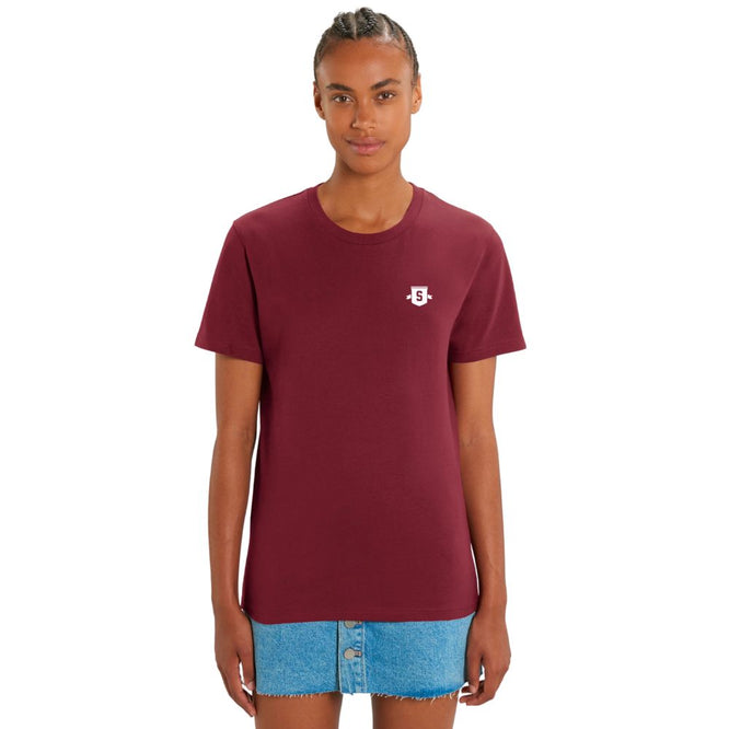 Mini Shield T-Shirt Burgundy