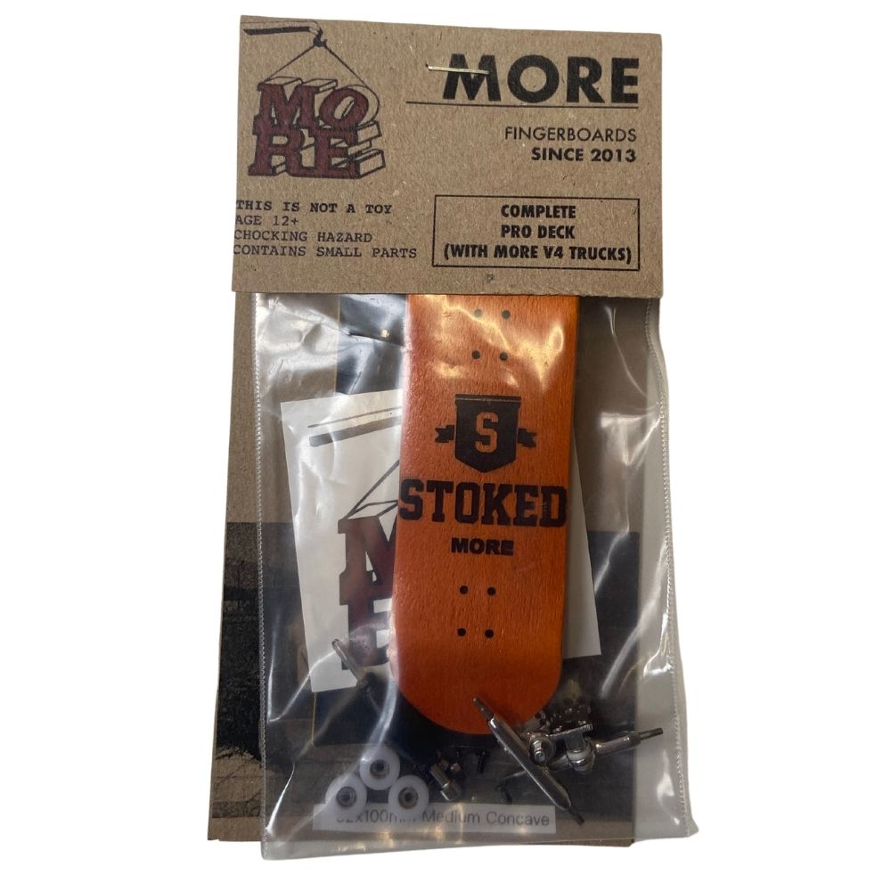 Stoked x More High Concave Orange Fingerboard