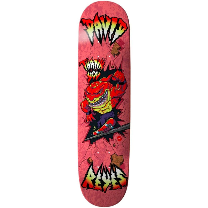David Reyes Shark Tooth Pink 8.0" Skateboard Deck